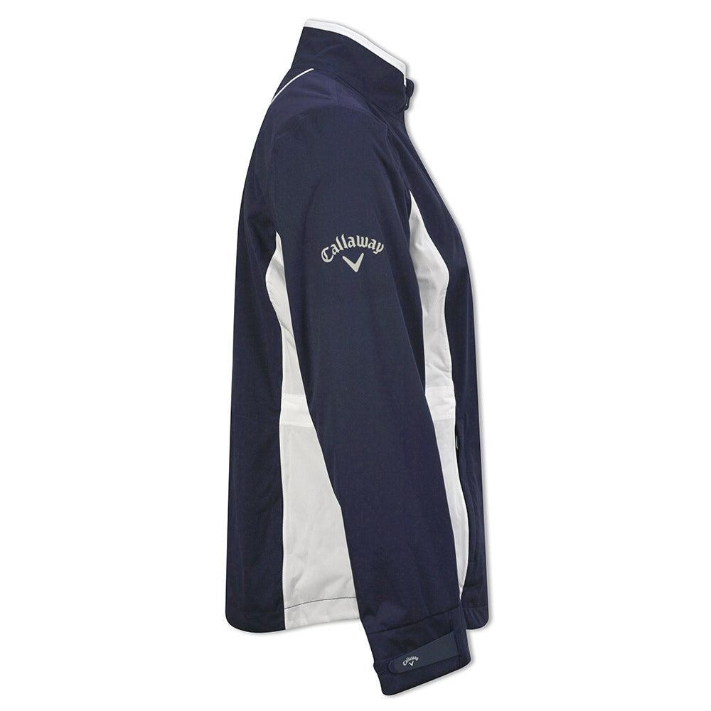 Callaway StormLite Waterproof Damenjacke, dunkelblau/weiss