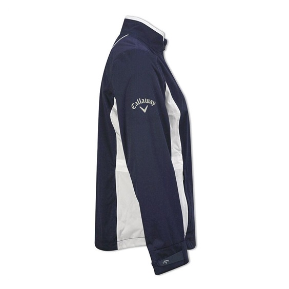 Callaway StormLite Waterproof Damenjacke, dunkelblau/weiss