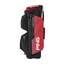 Ping Pioneer Monsoon Cartbag, schwarz/rot