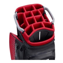 Ping Pioneer Monsoon Cartbag, schwarz/rot