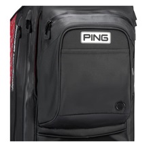 Ping Pioneer Monsoon Cartbag, schwarz/rot