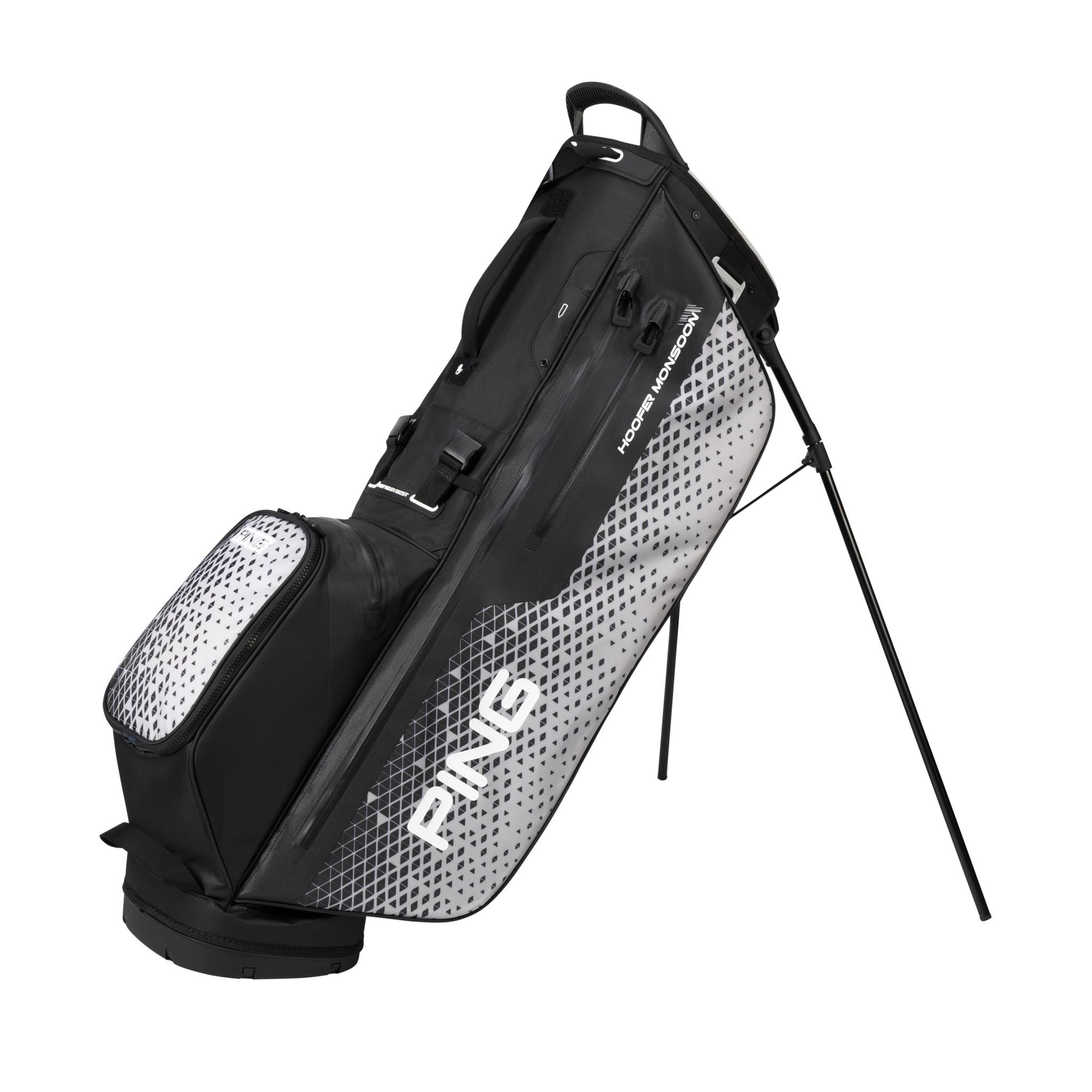 Ping Hoofer Monsoon Standbag, schwarz/grau