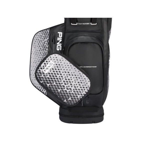 Ping Hoofer Monsoon Standbag, schwarz/grau