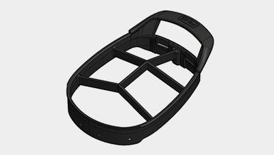 Ping Hoofer Monsoon Standbag, schwarz/blau
