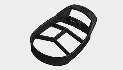 Ping Hoofer Lite Standbag, heather grey/platinum/black