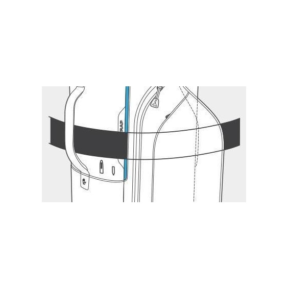 Ping Hoofer Lite Standbag, heather grey/platinum/black