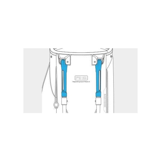 Ping Hoofer Lite Standbag, schwarz/blau