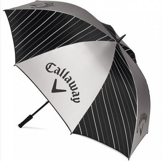 Callaway 64" UV Regenschirm, schwarz/grau