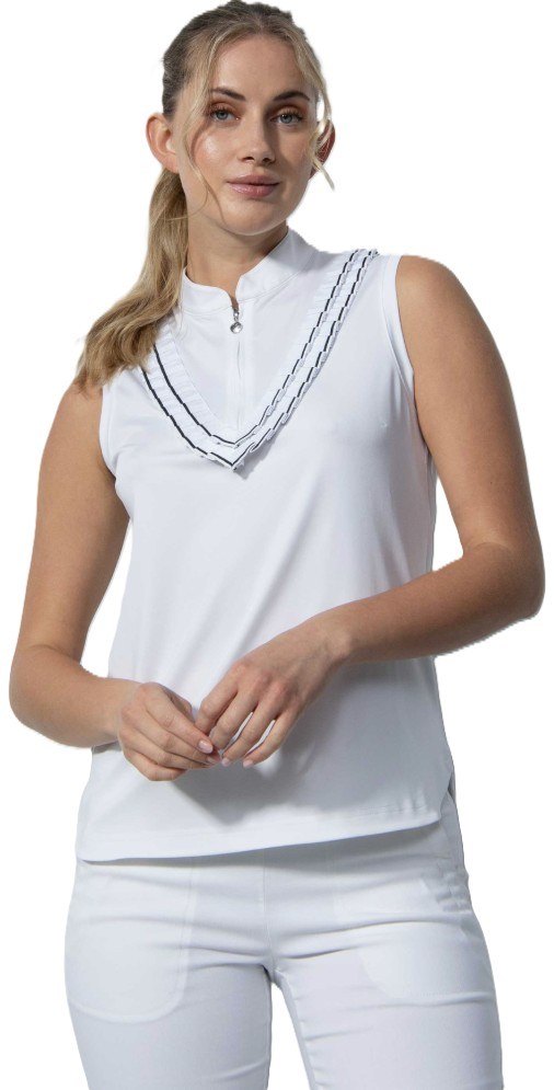 Daily Sports ISTRES Sleeveless Damen Poloshirt, weiss