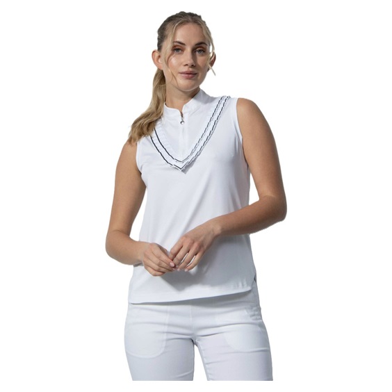 Daily Sports ISTRES Sleeveless Damen Poloshirt, weiss