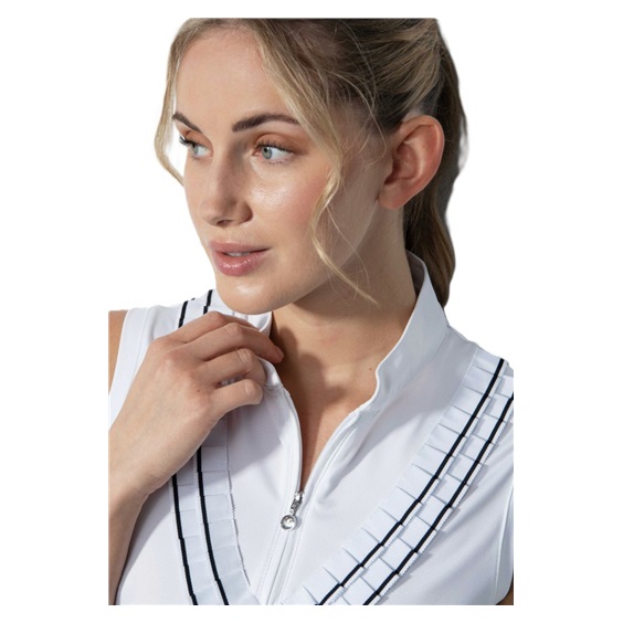 Daily Sports ISTRES Sleeveless Damen Poloshirt, weiss