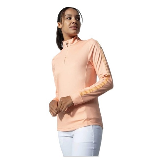 Daily Sports Anna long-sleeve Damen Poloshirt, lachsfarben