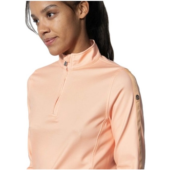 Daily Sports Anna long-sleeve Damen Poloshirt, lachsfarben