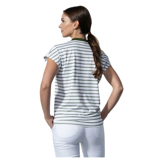 Daily Sports ITAMI short sleeved Damen Poloshirt, weiss/grün