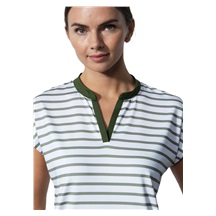 Daily Sports ITAMI short sleeved Damen Poloshirt, weiss/grün
