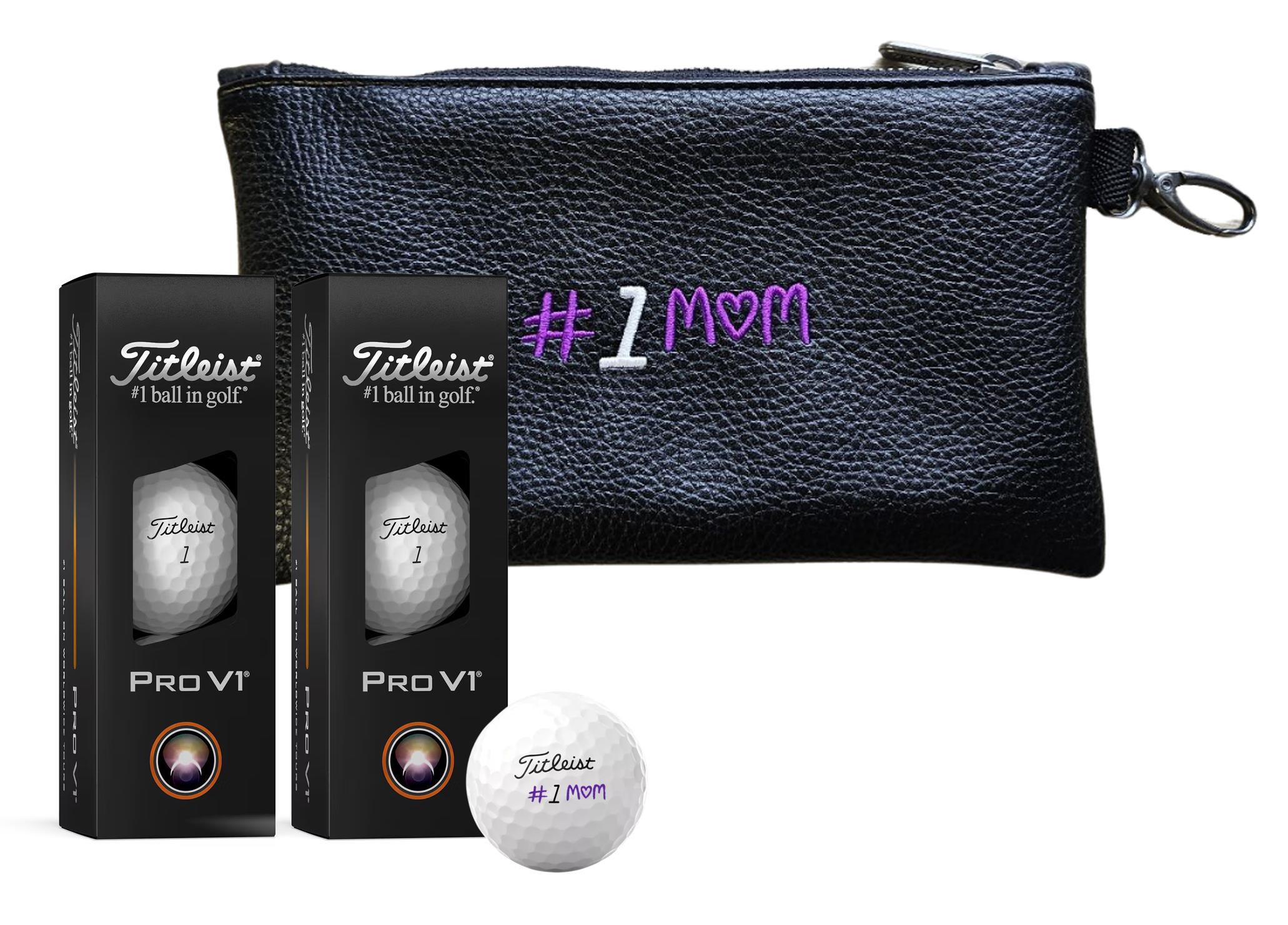 Titleist Pro V1 Mother‘s Day Golfbälle, 6Stk. + Tasche