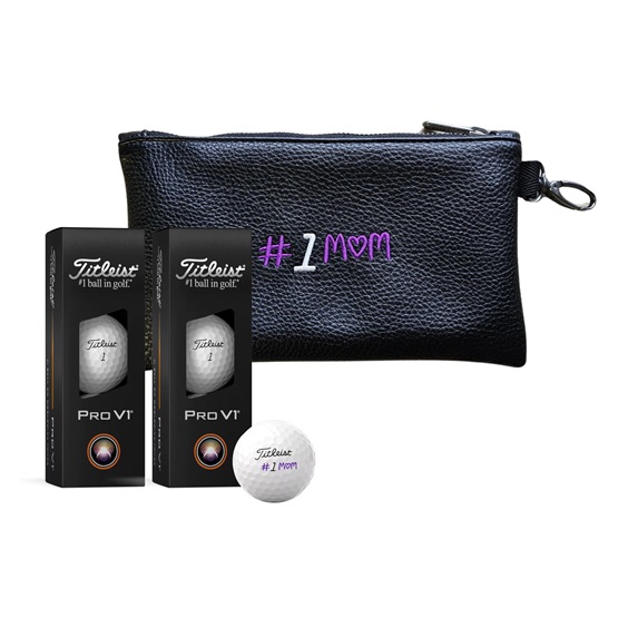 Titleist Pro V1 Mother‘s Day Golfbälle, 6Stk. + Tasche