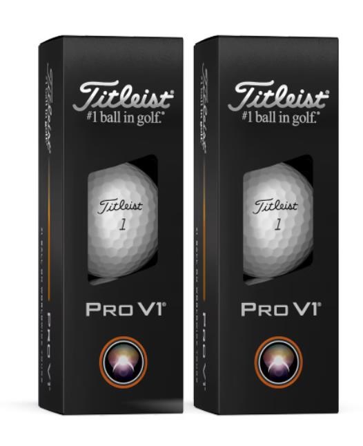 Titleist Pro V1 Mother‘s Day Golfbälle, 6Stk. + Tasche
