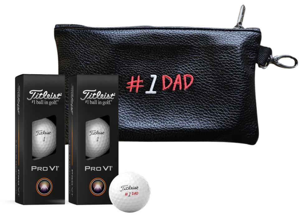 Titleist Pro V1 Fathers‘s Day Golfbälle, 6Stk. + Tasche