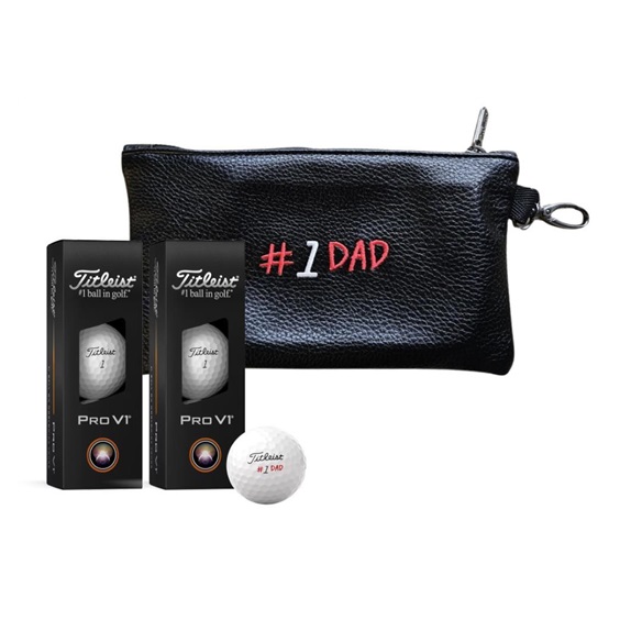 Titleist Pro V1 Fathers‘s Day Golfbälle, 6Stk. + Tasche