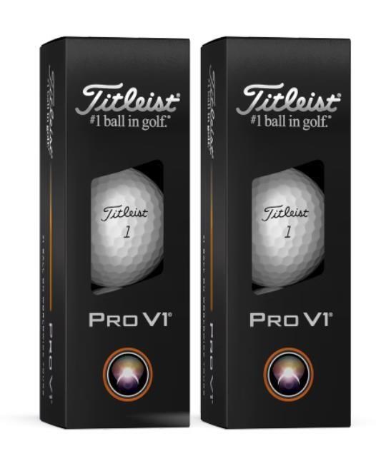 Titleist Pro V1 Fathers‘s Day Golfbälle, 6Stk. + Tasche