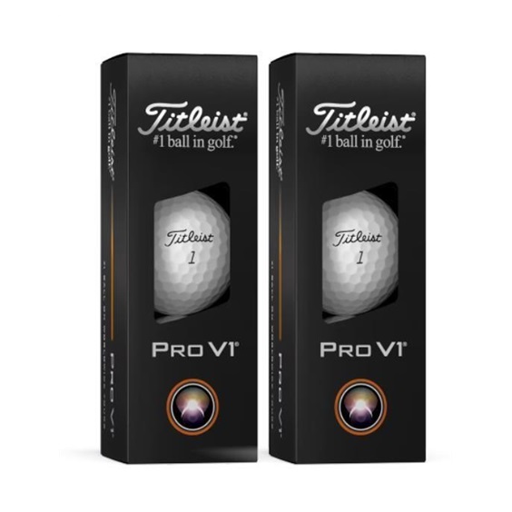 Titleist Pro V1 Fathers‘s Day Golfbälle, 6Stk. + Tasche