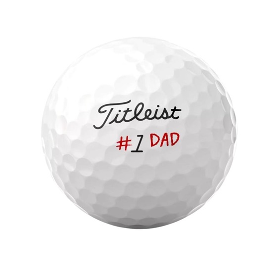 Titleist Pro V1 Fathers‘s Day Golfbälle, 6Stk. + Tasche