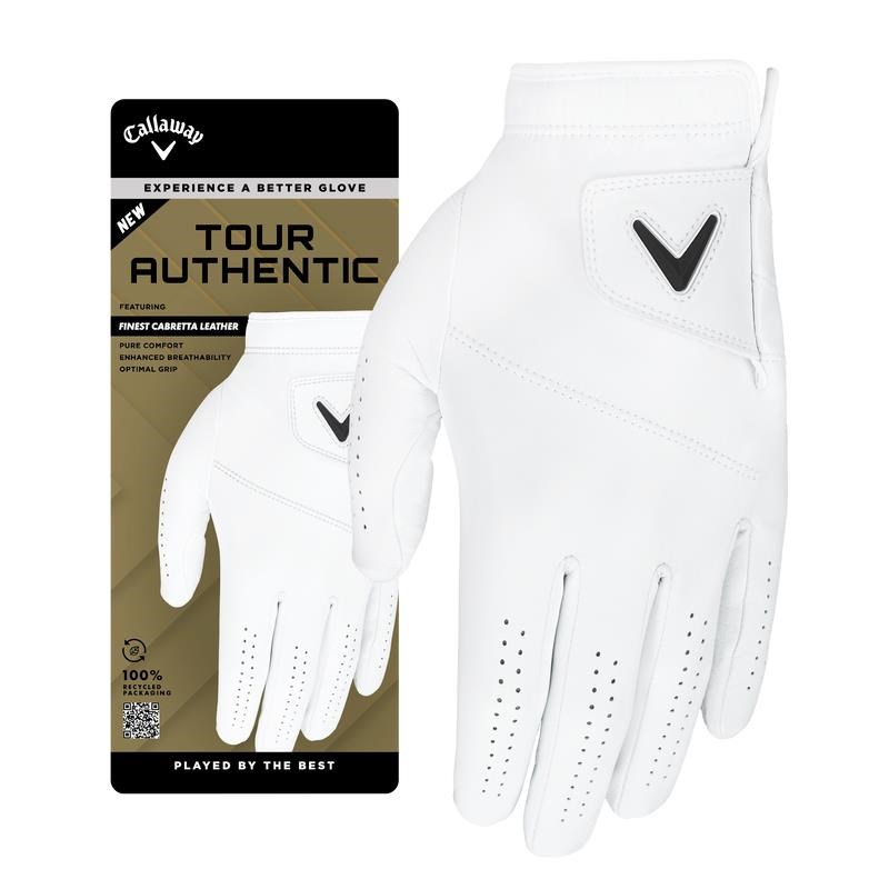 Callaway Tour Authentic Herren Golfhandschuh, weiss
