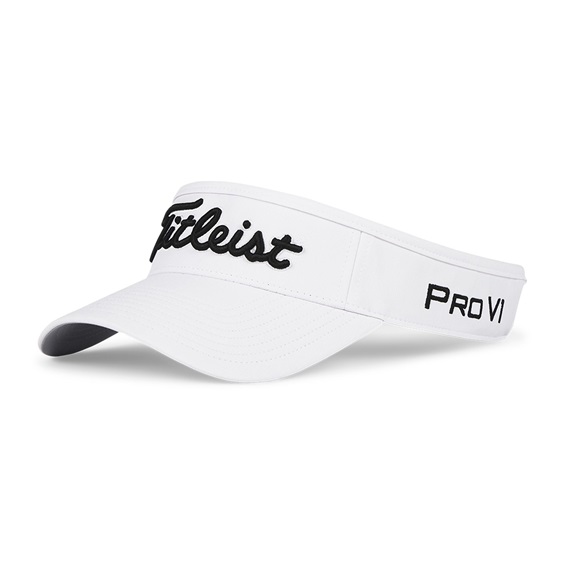 Titleist Tour Performance Herren Visor, weiß/schwarz