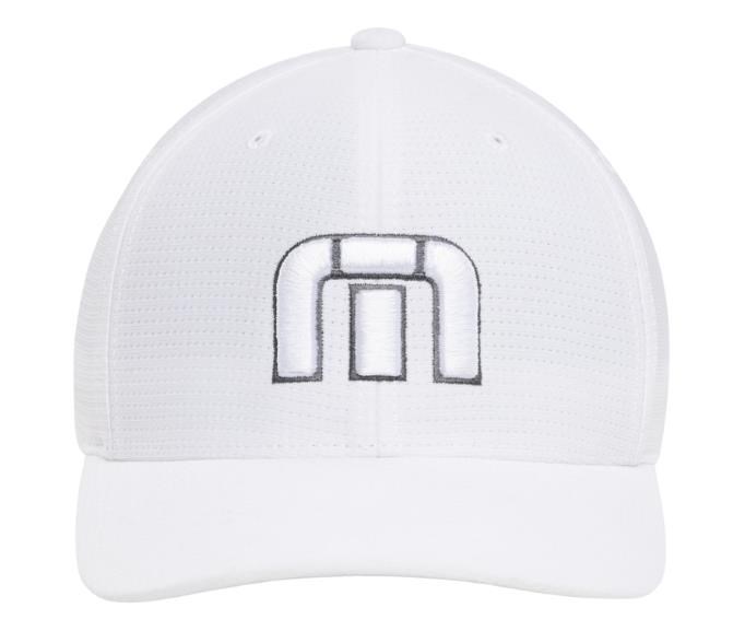 Travis Mathew B-Bahamas Fitted Herren Cap, weiss