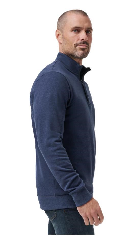 Travis Mathew CLOUD QUARTER ZIP 2.0 Hoodie Herren Sweatshirt, dunkelblau