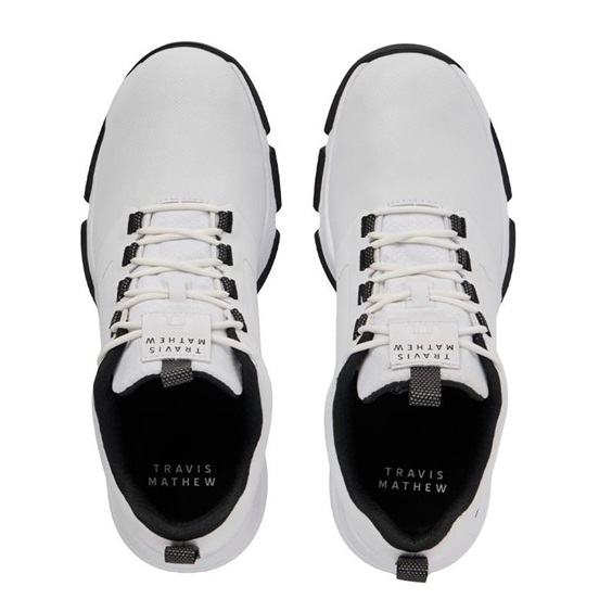 Travis Mathew The Ringer II Herren Golfschuhe, weiß