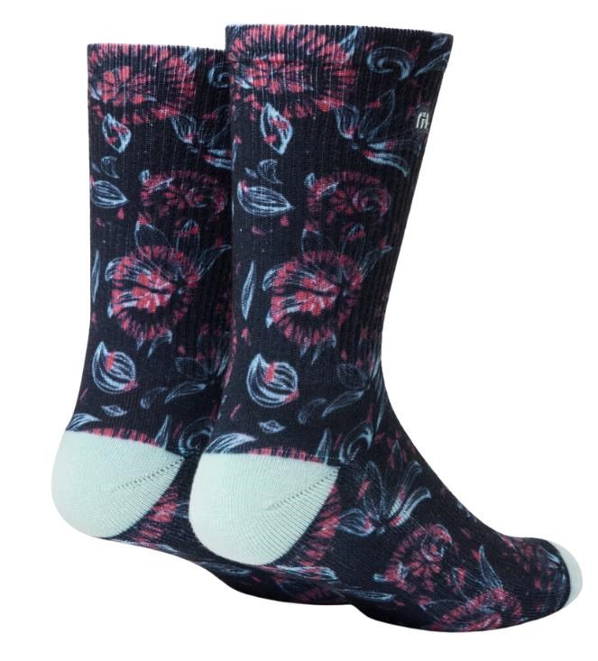 Travis Mathew Flourish Crew unisex Socken, 1Paar, mood indigo