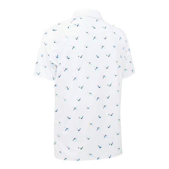 Callaway All Over Birdie Herren Poloshirt, weiss