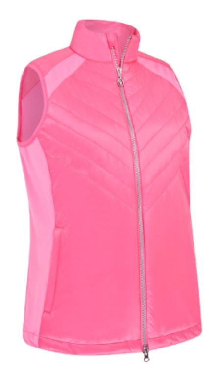 Callaway Chev Primaloft Damen Weste, cheeky pink