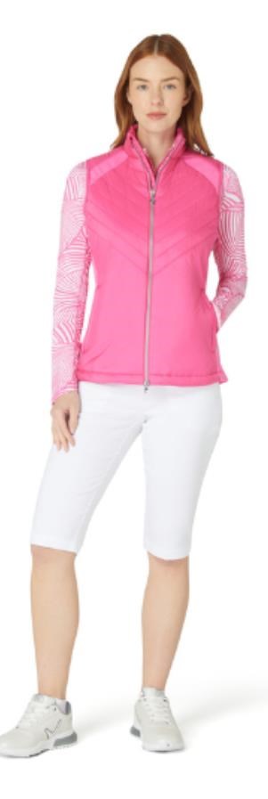 Callaway Chev Primaloft Damen Weste, cheeky pink