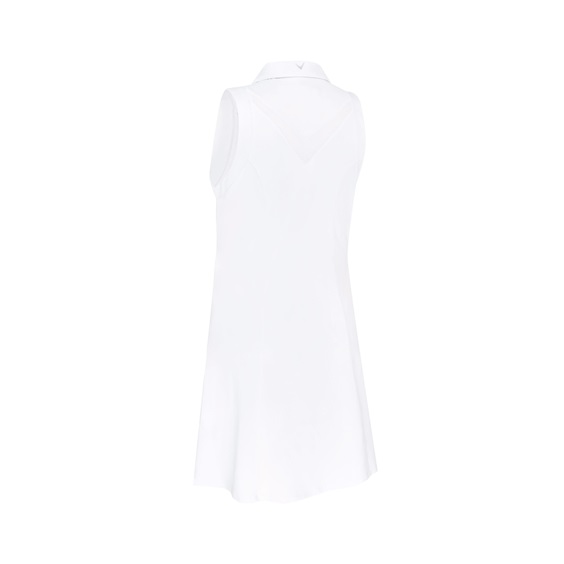 Callaway Flounce Dress with Mesh Golfkleid, weiss