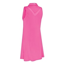 Callaway Flounce Dress with Mesh Golfkleid, rosa