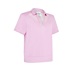 Callaway Waist Length Mesh Detail Short Sleeve Damen Poloshirt, rosa