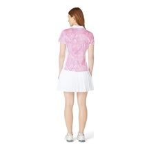 Callaway Stencil Floral Damen Poloshirt, rosa