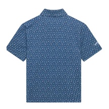 Callaway Dolphin Print Junior Poloshirt, peacoat
