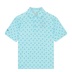 Callaway Dolphin Print Junior Poloshirt, blue radiance
