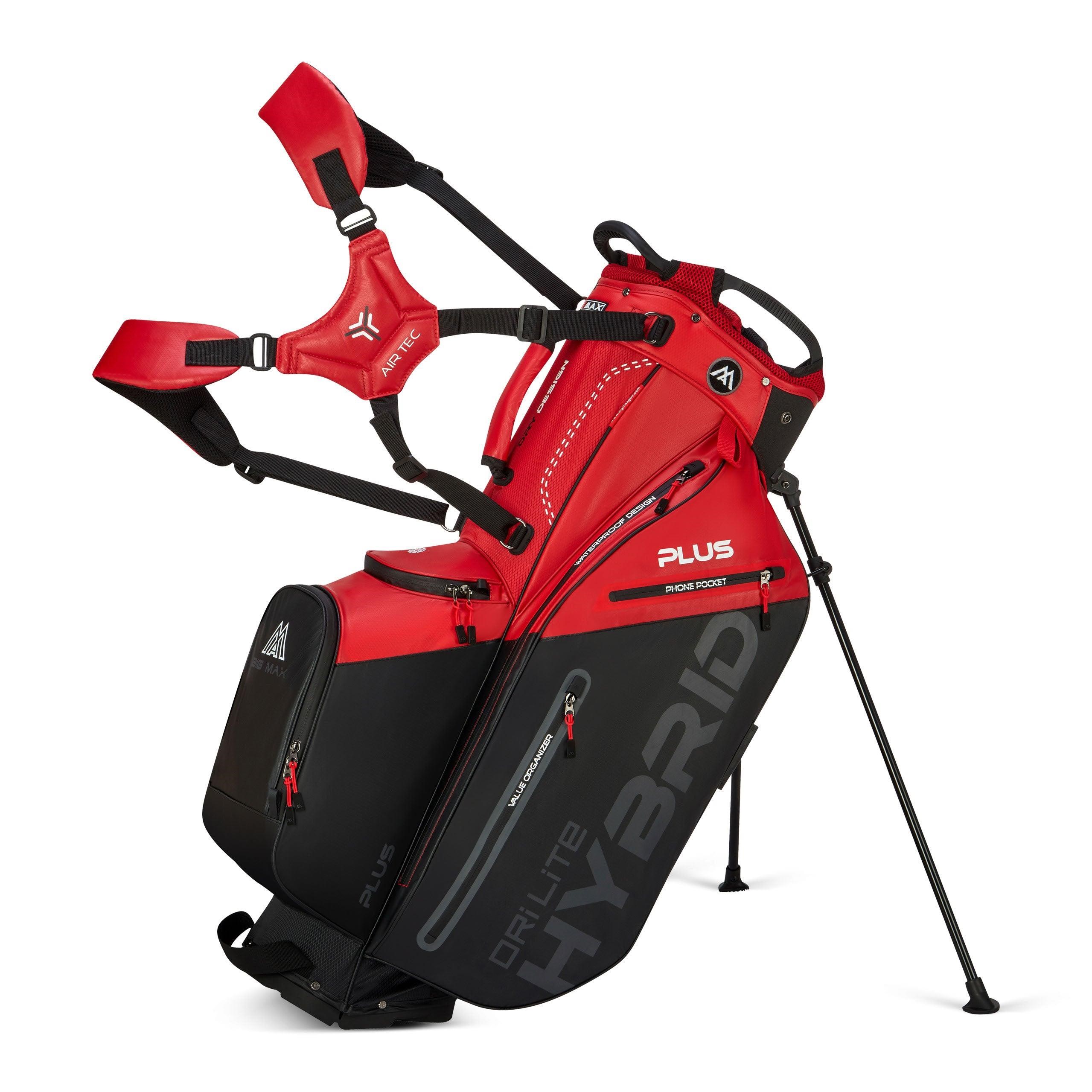 Big Max Dri Lite Hybrid Plus Standbag, rot/schwarz
