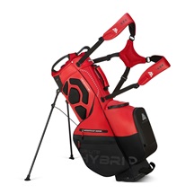 Big Max Dri Lite Hybrid Plus Standbag, rot/schwarz