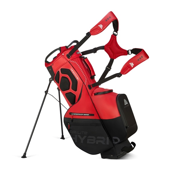 Big Max Dri Lite Hybrid Plus Standbag, rot/schwarz