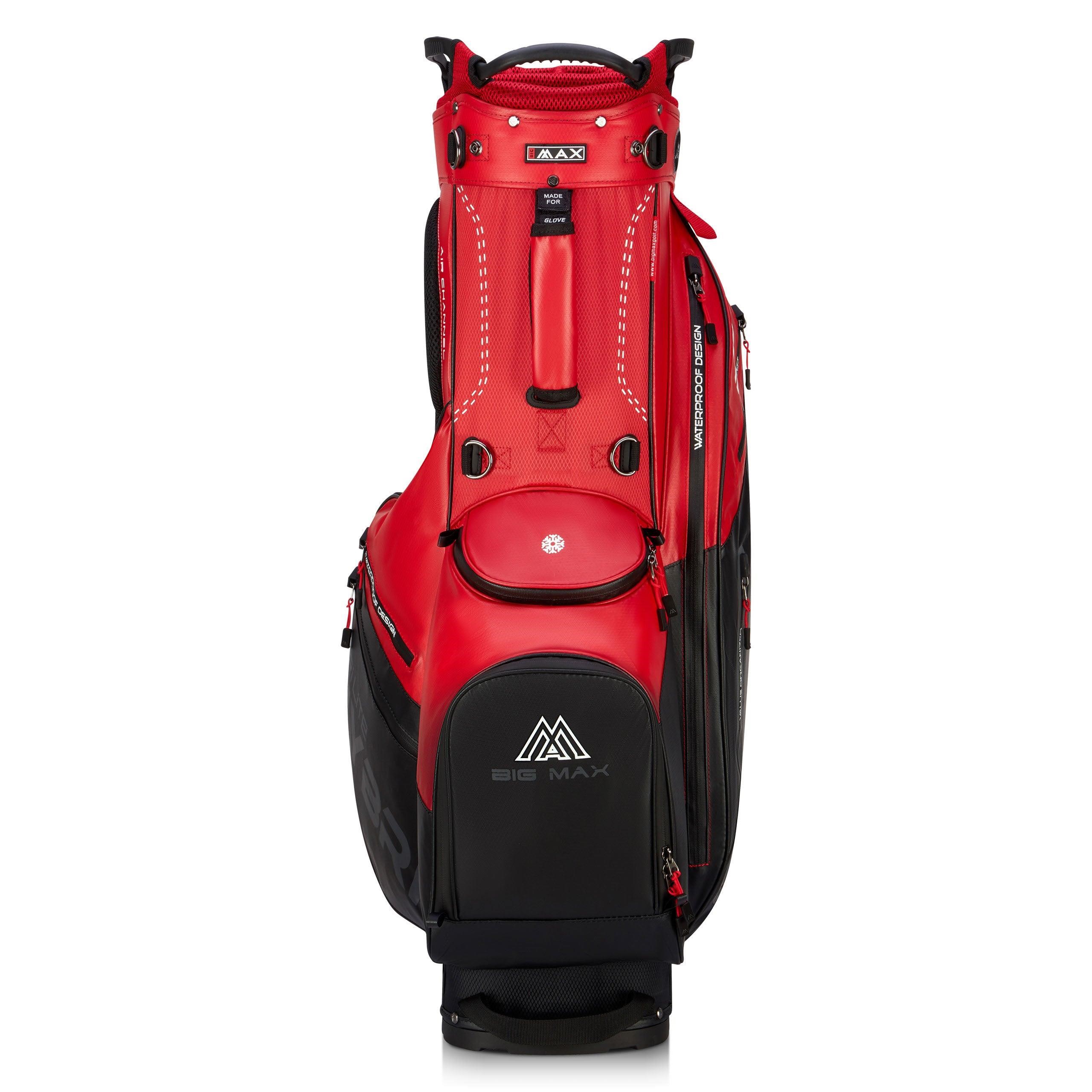 Big Max Dri Lite Hybrid Plus Standbag, rot/schwarz