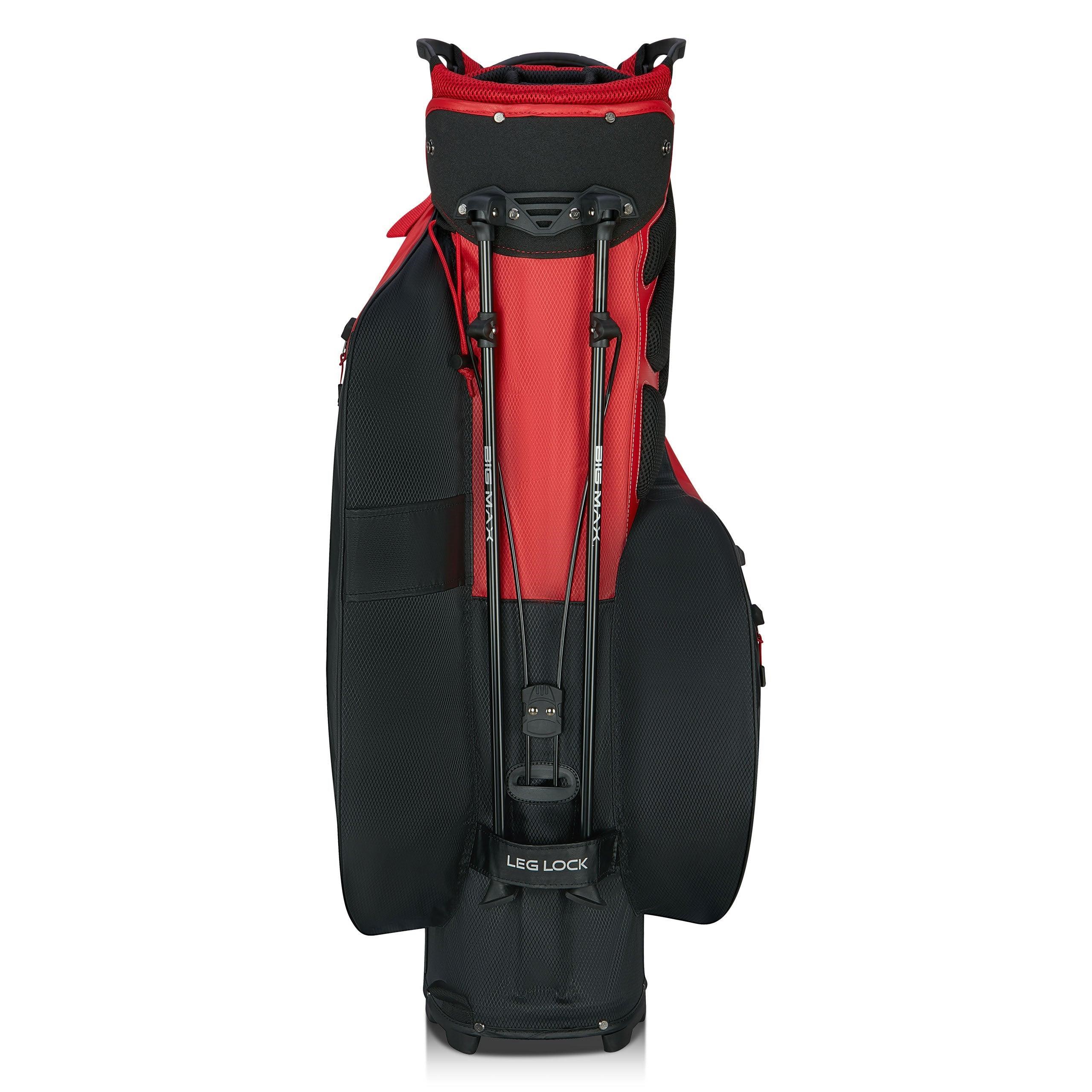 Big Max Dri Lite Hybrid Plus Standbag, rot/schwarz