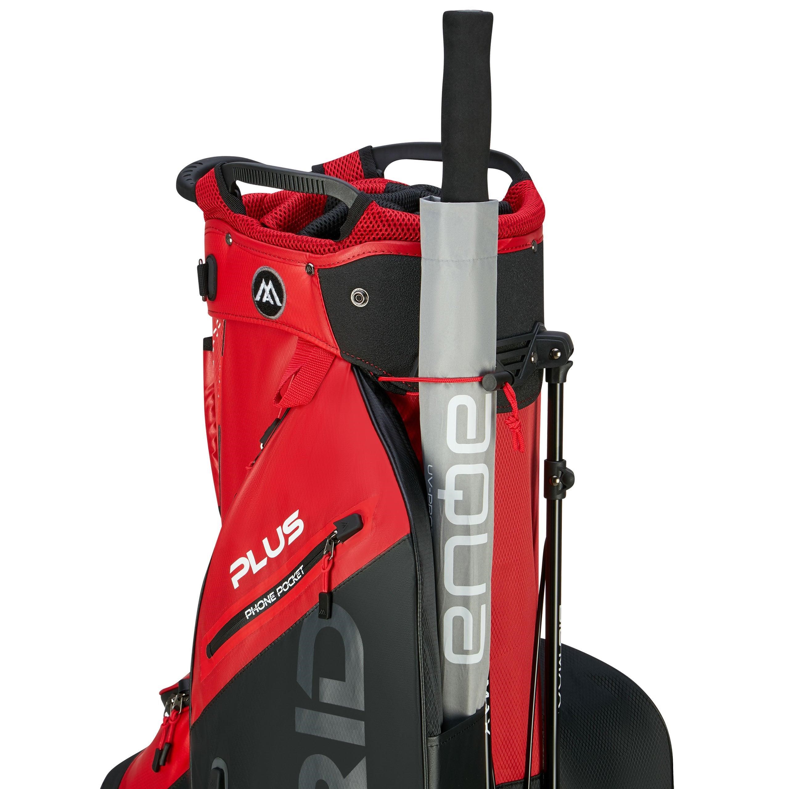Big Max Dri Lite Hybrid Plus Standbag, rot/schwarz