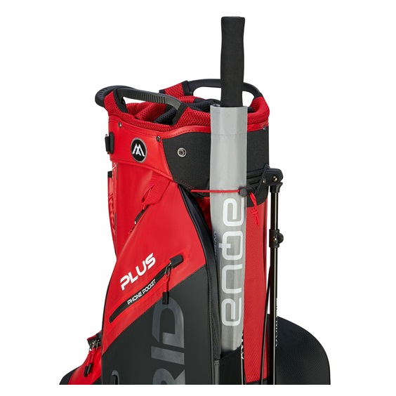 Big Max Dri Lite Hybrid Plus Standbag, rot/schwarz