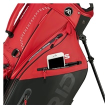 Big Max Dri Lite Hybrid Plus Standbag, rot/schwarz